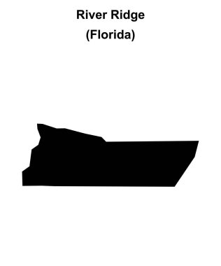 River Ridge (Florida) boş ana hat haritası