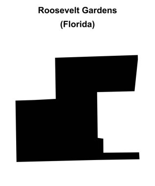 Roosevelt Gardens (Florida) boş ana hat haritası