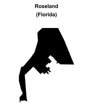 Roseland (Florida) boş ana hat haritası