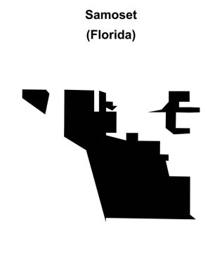 Samoset (Florida) boş ana hat haritası