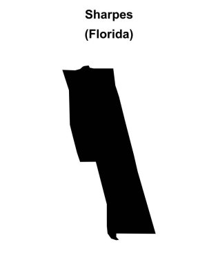 Sharpes (Florida) boş ana hat haritası