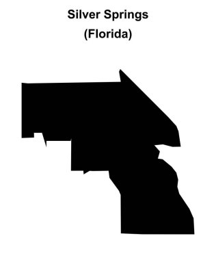 Silver Springs (Florida) boş ana hat haritası