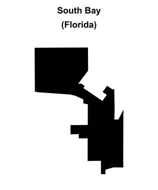 Güney Körfezi (Florida) boş ana hat haritası