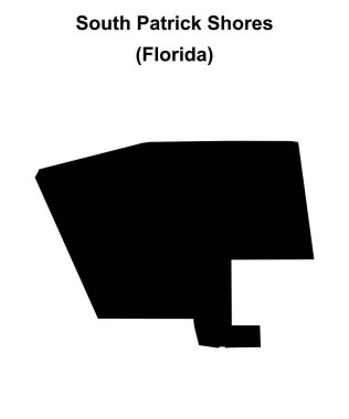 Güney Patrick Sahilleri (Florida) boş ana hat haritası