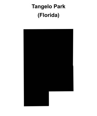 Tangelo Parkı (Florida) boş ana hat haritası