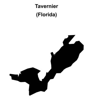 Tavernier (Florida) boş ana hat haritası