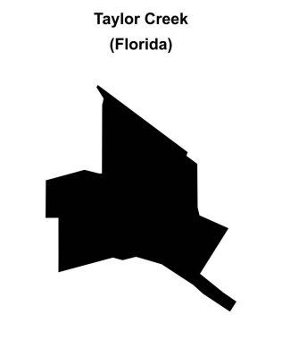 Taylor Creek (Florida) boş ana hat haritası