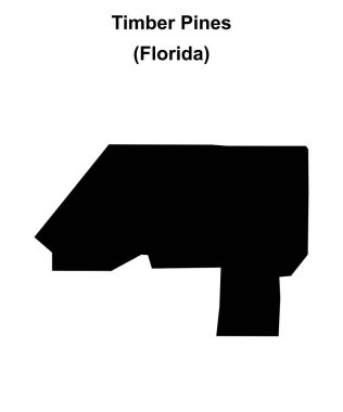 Timber Pines (Florida) boş ana hat haritası