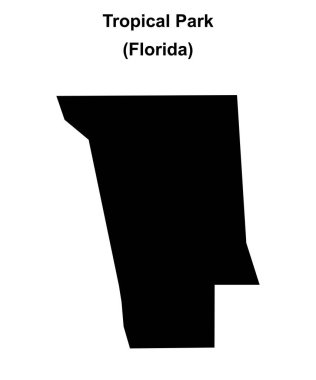 Tropikal Park (Florida) boş ana hat haritası