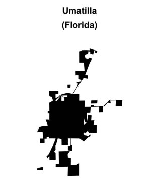 Umatilla (Florida) boş ana hat haritası