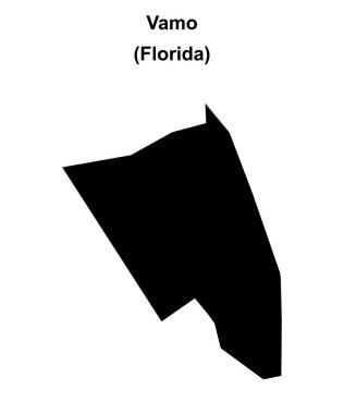 Vamo (Florida) boş ana hat haritası
