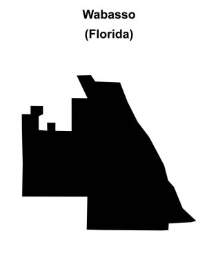 Wabasso (Florida) boş ana hat haritası