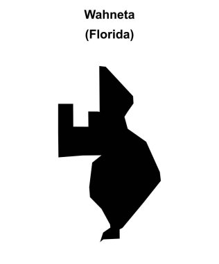 Wahneta (Florida) boş ana hat haritası