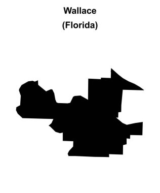 Wallace (Florida) boş ana hat haritası