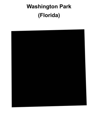 Washington Park (Florida) boş ana hat haritası