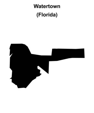 Watertown (Florida) boş ana hat haritası