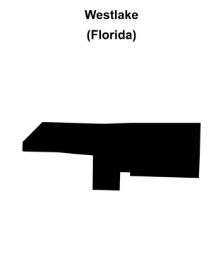 Westlake (Florida) boş ana hat haritası
