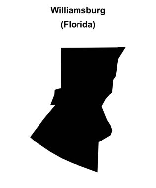 Williamsburg (Florida) boş ana hat haritası
