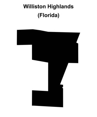 Williston Highlands (Florida) boş ana hat haritası
