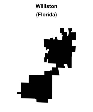 Williston (Florida) boş ana hat haritası