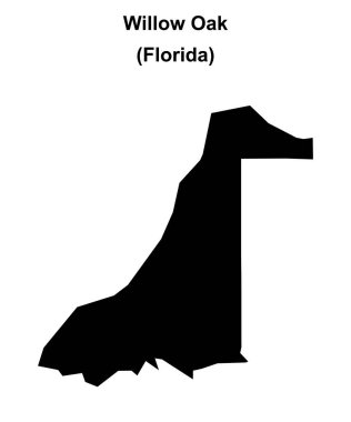 Willow Oak (Florida) boş ana hat haritası