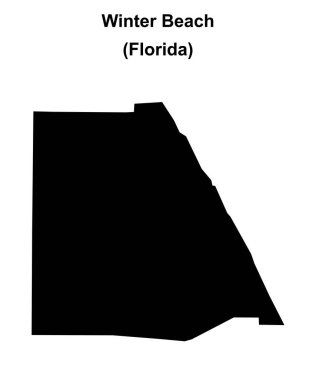 Winter Beach (Florida) boş ana hat haritası