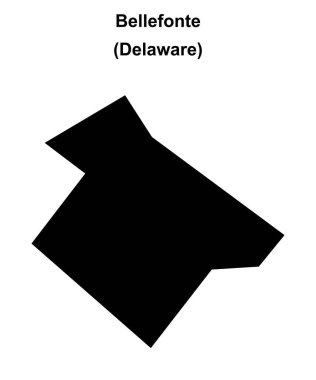 Bellefonte (Delaware) boş ana hat haritası