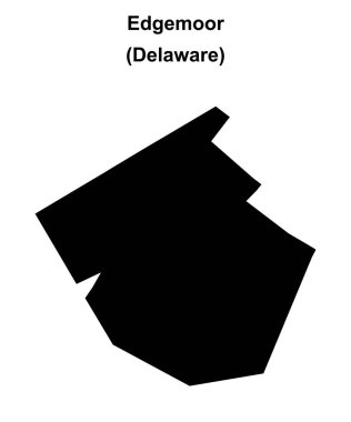 Edgemoor (Delaware) boş ana hat haritası