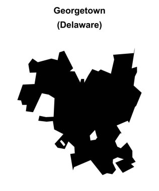 Georgetown (Delaware) boş ana hat haritası