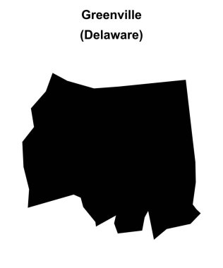 Greenville (Delaware) boş ana hat haritası