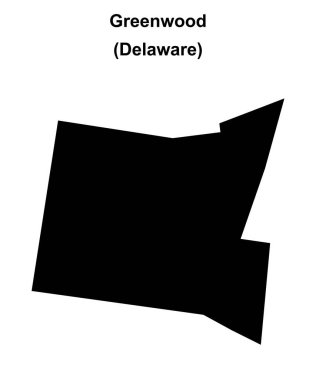 Greenwood (Delaware) boş ana hat haritası