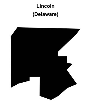 Lincoln (Delaware) boş ana hat haritası