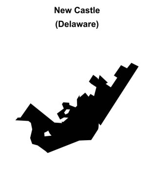 Yeni Kale (Delaware) boş ana hat haritası