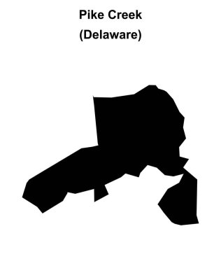 Pike Creek (Delaware) boş ana hat haritası