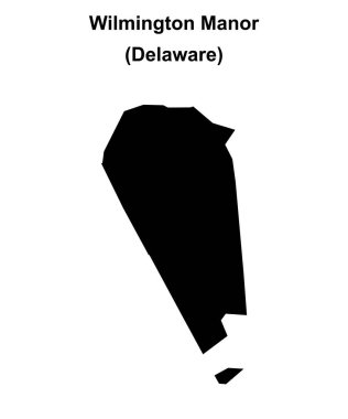 Wilmington Malikanesi (Delaware) boş ana hat haritası