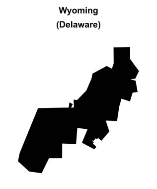 Wyoming (Delaware) boş ana hat haritası