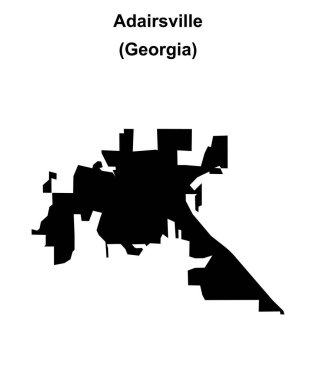 Adairsville (Gürcistan) boş ana hat haritası