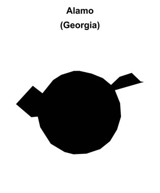 Alamo (Gürcistan) boş ana hat haritası