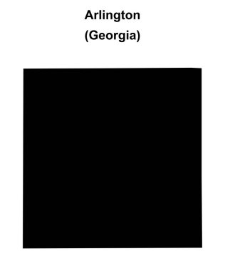 Arlington (Gürcistan) boş ana hat haritası