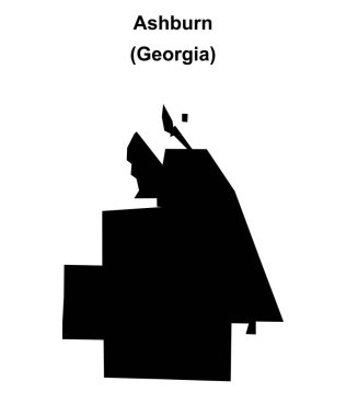 Ashburn (Gürcistan) boş ana hat haritası