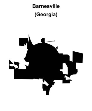 Barnesville (Gürcistan) boş ana hat haritası