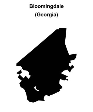 Bloomingdale (Gürcistan) boş ana hat haritası