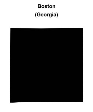 Boston (Gürcistan) boş ana hat haritası