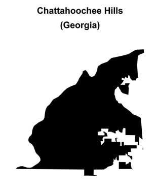 Chattahoochee Hills (Gürcistan) boş ana hat haritası