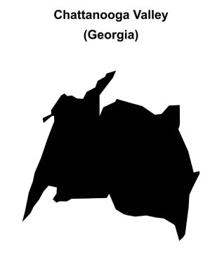 Chattanooga Vadisi (Gürcistan) boş ana hat haritası