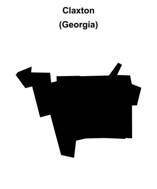 Claxton (Gürcistan) boş ana hat haritası