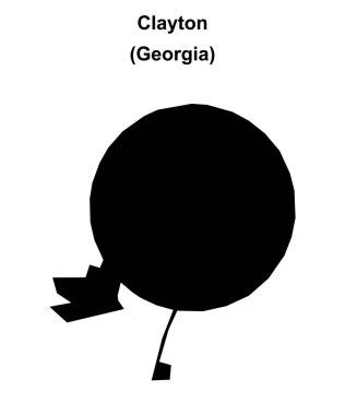 Clayton (Gürcistan) boş ana hat haritası