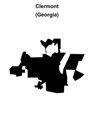 Clermont (Gürcistan) boş ana hat haritası