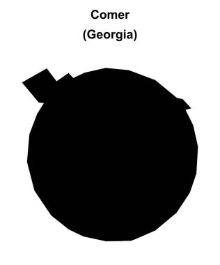 Comer (Gürcistan) boş ana hat haritası