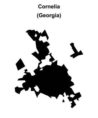 Cornelia (Gürcistan) boş ana hat haritası